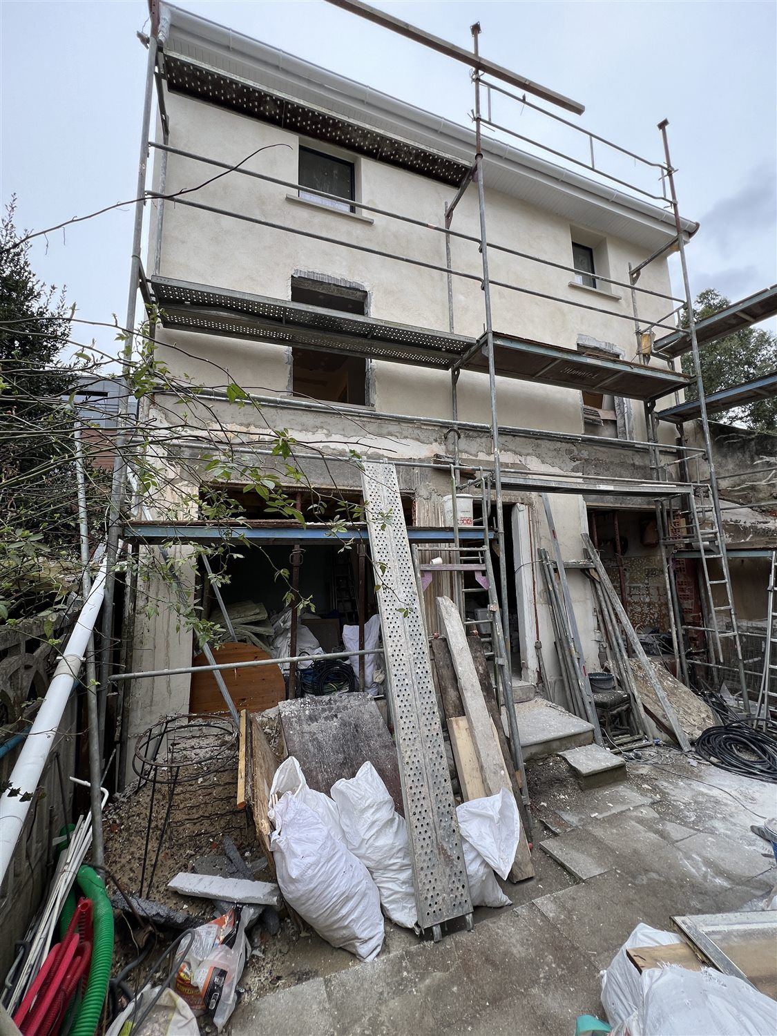 Chantier de réhabilitation
